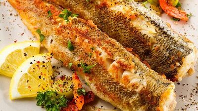 Aromalı ızgara alabalık