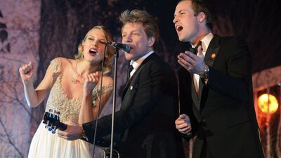Prens William ve Bon Jovi'den düet