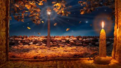 Yiyeceklerle şahane manzaralar...