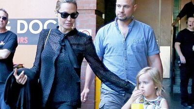 Angelina ve kızı aynı kıyafetle