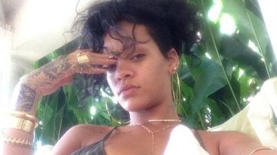 Rihanna evine döndü