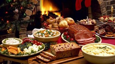 Çocuklara özel yılbaşı sofrası