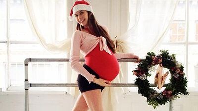 Anne karnında dans...