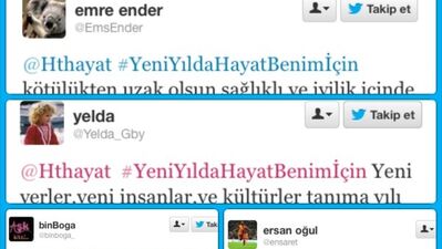 HT Hayat okurlarının yeni yıl dilekleri...