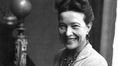 Modern feminizmin kurucusu Simone de Beauvoir...