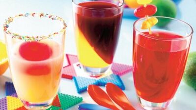 Rengârenk meyve suları