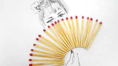 Obje ile çizgilerin buluşması