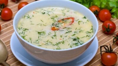 Kremalı tavuk çorbası
