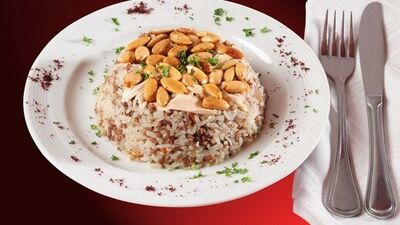 Zencefilli bademli pilav