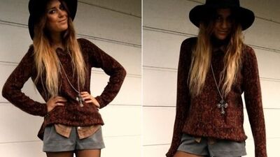 Şort çorap kombinleri