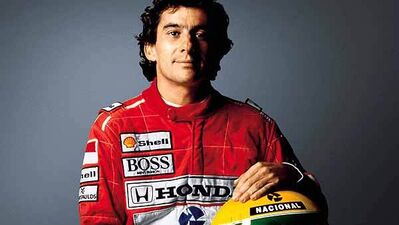 Ayrton Senna doodle oldu