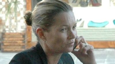 Kate Moss Bodrum sokaklarında