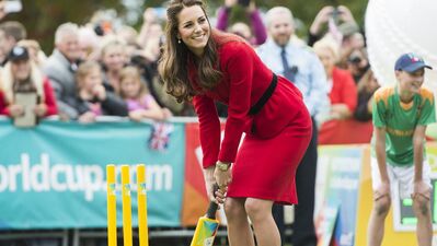 Düşes kriket maçında