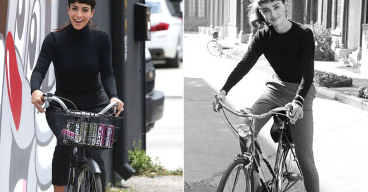 Kim’den Hepburn pozu