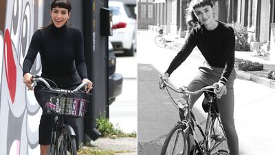 Kim'den Hepburn pozu