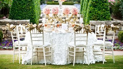 En güzel kır düğünü sofraları