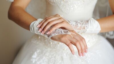 Birbirinden zarif gelin eldivenleri