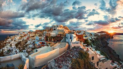 Santorini'den muhteşem görüntüler