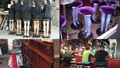 İlginç bar tabureleri...