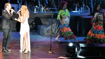 Lara Fabian Açıkhavada'ydı