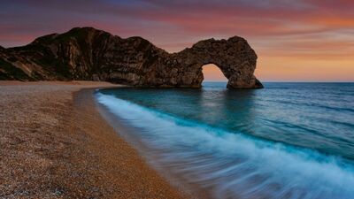 Dünya kültür mirası Jurassic Coast Path...