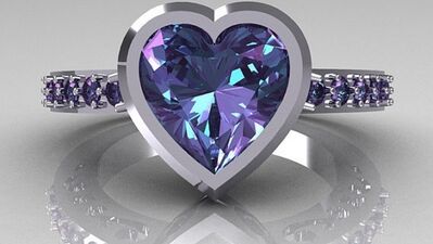 Beyaz altından yüzük mü olur?