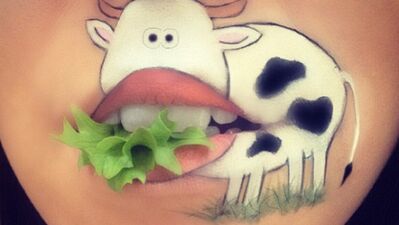 Dudak boyamak bir sanattır...