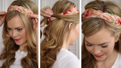 Saçlarınıza bandana takmanın 7 basit yolu