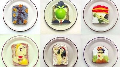 Tost ekmekleriyle kahvaltı sanatı...