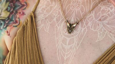 Birbirinden şık beyaz dövmeler