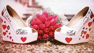 Gelin ayakkabıları...