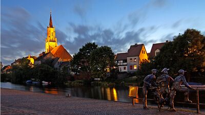 Küçük ve huzurlu Rathenow