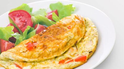 Vegan omlet