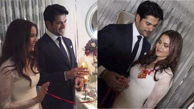 Burak Özçivit ve Fahriye Evcen evlendi!