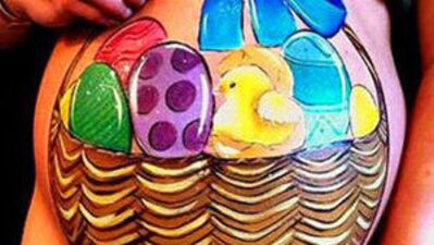 Sanat hamile karnında!