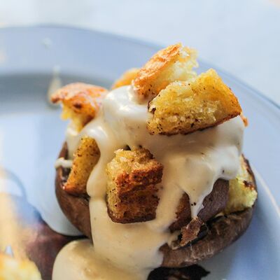 Peynir kremalı mantar