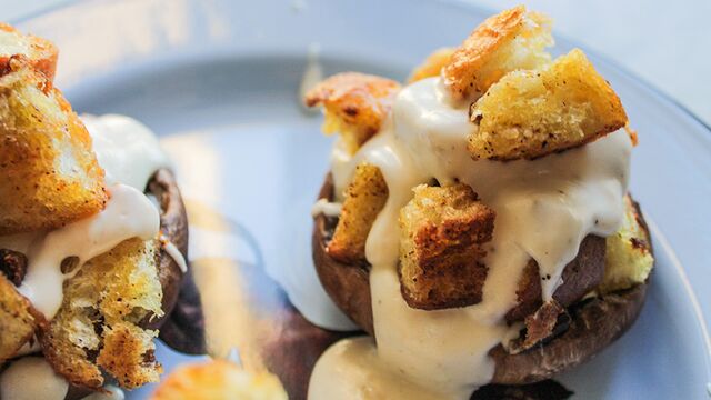 Peynir kremalı mantar