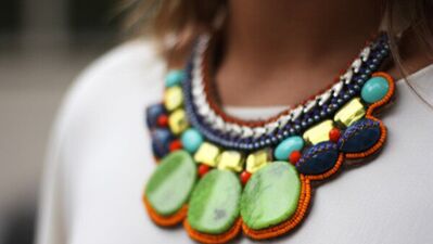 Şıklığınızı büyük kolyelerle tamamlayın