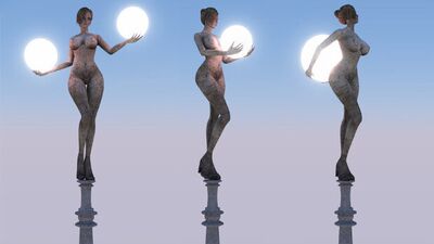 Gece, şehir ve sokak lambaları...