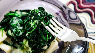 Mozzarella peynirli ıspanak