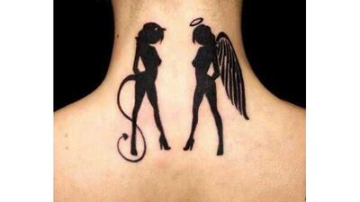 Melek gibi dövmeler!
