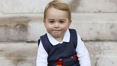 Kate Middleton'un oğlundan basına teşekkür pozu