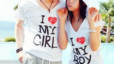 Bir örnek giymeye bayılan sevgililer için...