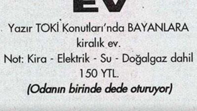 Garip gazete ilanları