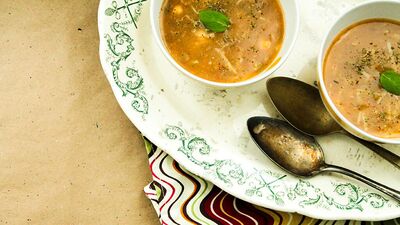 Nohutlu mercimek çorbası