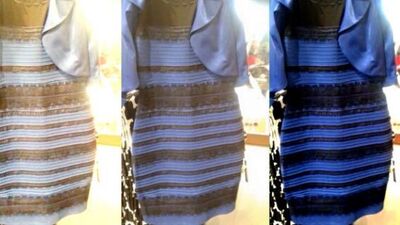 Elbisenin rengi sosyal medyayı ikiye böldü!