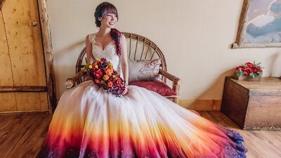 En son moda: Ombre gelinlikler