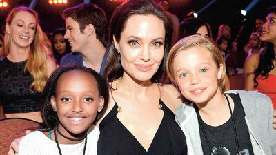 Angelina Jolie'nin kızları çılgına döndü!