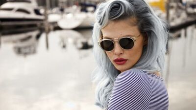 Grinin elli tonu şimdi saçlarda