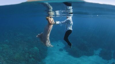 Sualtı nişan töreninde sizi de aramızda görmekten...